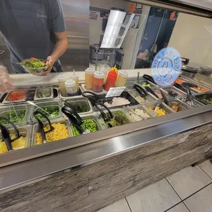 a salad bar