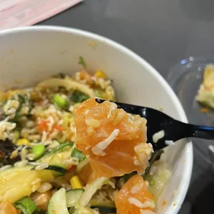 Big piece of sashimi