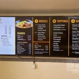 Menu 1 of 2