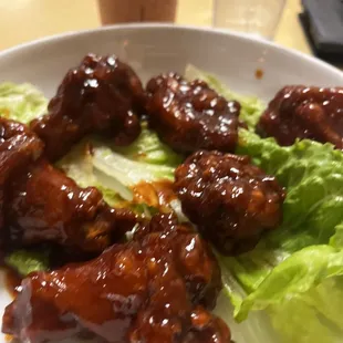 Buffalo honey wings