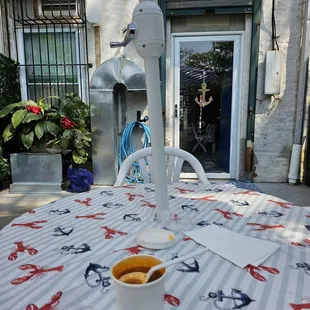 Outdoor Dining in back