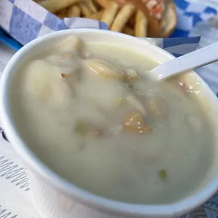 Clam chowder