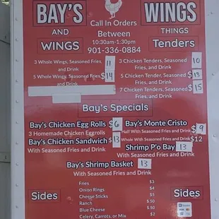 BAY’S WINGS
