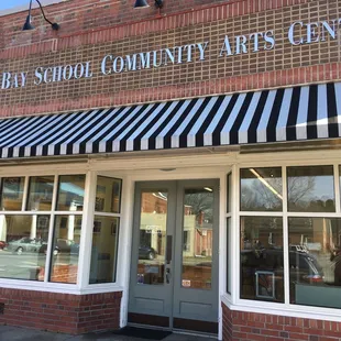Our front door on Main Street in Mathews.