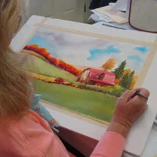 Adult student artists hone their skills here.