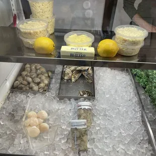 Fresh seafood