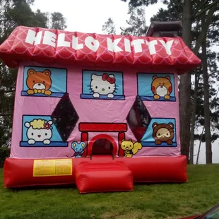 The beautiful Hello Kitty c4 jumper. My daughter and her friends had a BLAST!!