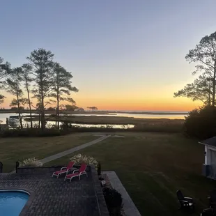 Sunrise from my room.