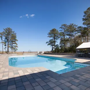 View overlooking the Pool and the Chesapeake Bay