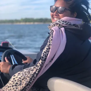 Jenny driving