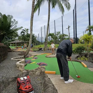 My friend's father is very advanced