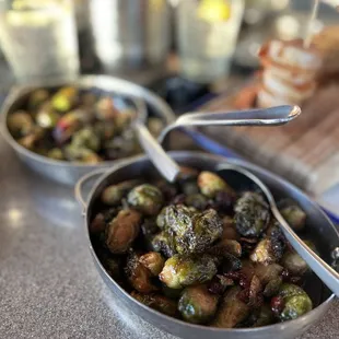 Sauteed Brussel Sprouts were very good.