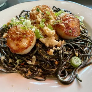 Squid Ink Palabok Noodles