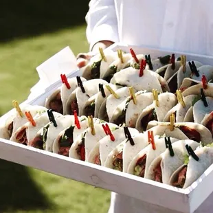 Mini Taco hors d'oeuvres