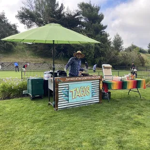 Taco Cart Catering for golf tournaments and golf fundraisers