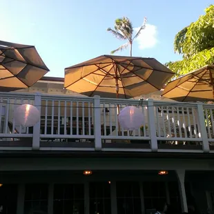 upstairs balcony area