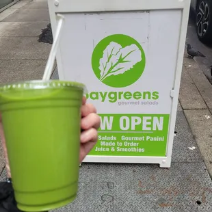 The Baygreens smoothie