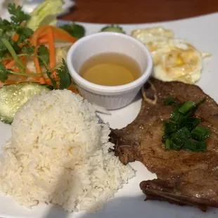 Rice and Grilled Pork