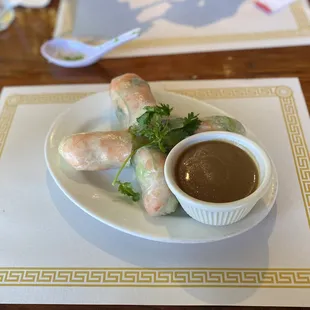 Fresh Shrimp spring rolls