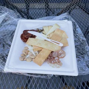 Meat and cheese plate