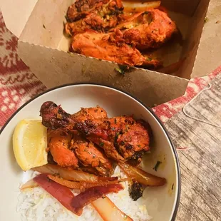 Tandoori Chicken to go / basmati rice order