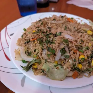 Vegetable fried rice