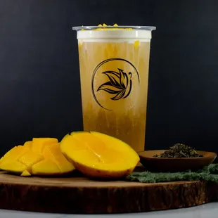 Refreshing Mango Sea Salt drink.