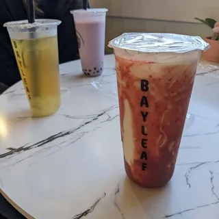 Strawberry Jasmine Milk Tea