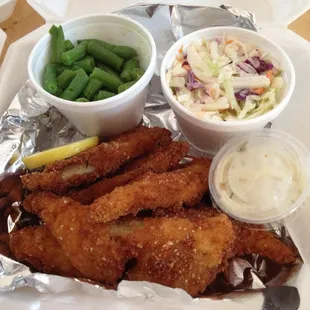 seafood, fish and chips, fish, food
