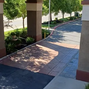 This was a few on my way back to my room after my swim