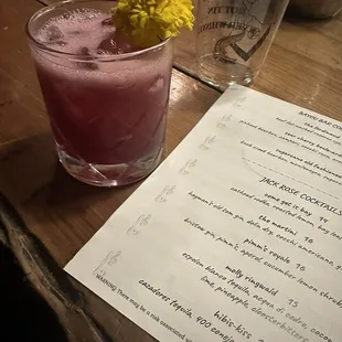 The Hibis-Kiss cocktail !