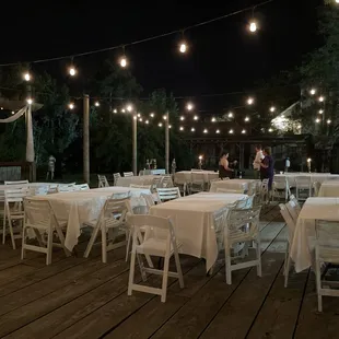 Outdoor seating