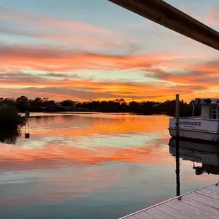Sunset from the dock