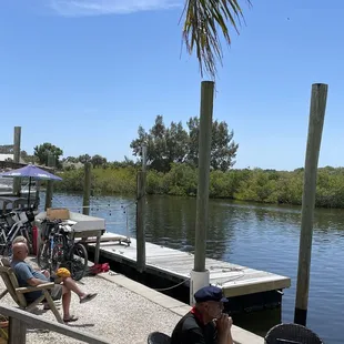 Doc near bar what a view