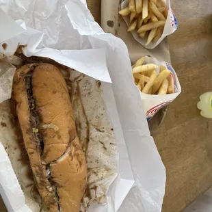 Large Roast Beef, Large Fries