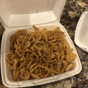 Onion straws