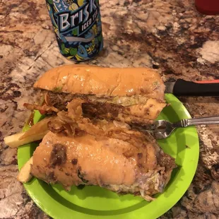 Messy and delicious! I had to eat mine with a knife and fork.