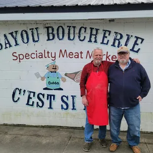 With owner Felix Dominique - master boucher!