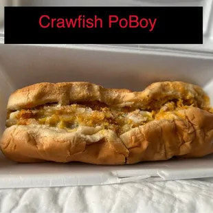 Crawfish Boudin Po-Boy - This pic doesn&apos;t do it justice have had since &amp; much prettier