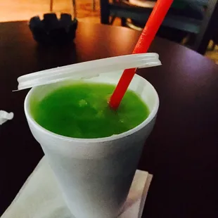 Small Gator  pen** (gator bite mixed with piña colada).