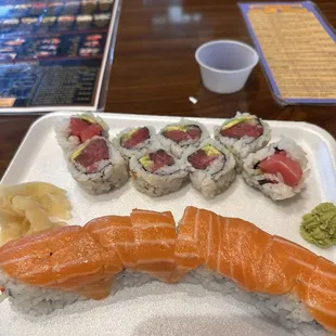 sushi and sashimi, food, sushi, sashimi