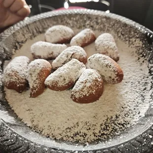 food, dough desserts, donuts