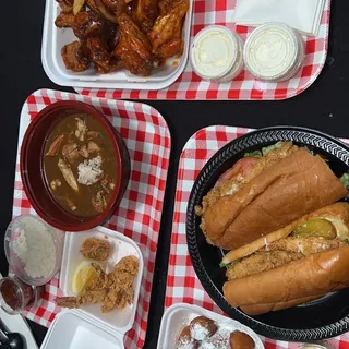 Farm Raised Catfish Po Boy