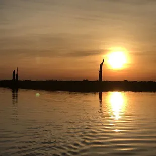 Sunset on the bayou