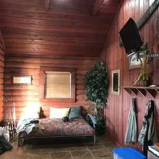 Living area - should have taken it before we unloaded our truck!