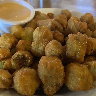 Fried okra