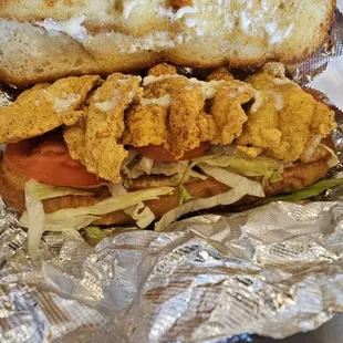 SHRIMP PO-BOY