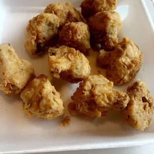 Fried mushrooms