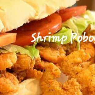 Shrimp po-boys or platter!