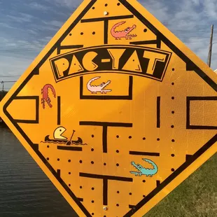 Funny sign on the bayou!